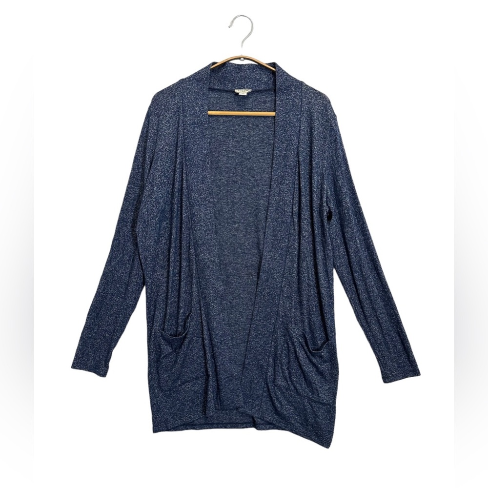 J. Crew Women’s Open Cardigan Sweater Blue Lightweight Long size S